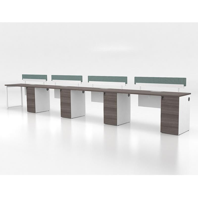 High Quality Modern Four Seat Workststion Computer Office Desk Furniture