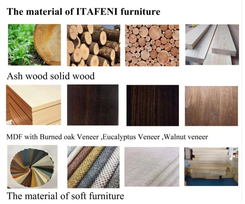 Fq21 Desk/ MDF/ Walnut Veneer / Natural Steel Coating Base/Modern Furniture in Home and Hotel