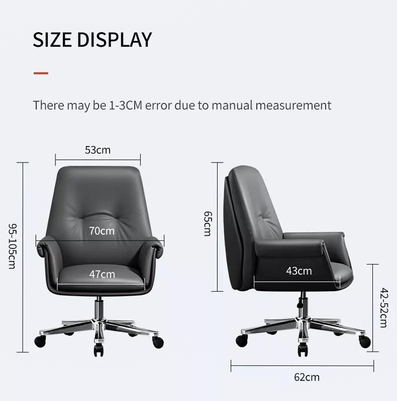 Wholesale Modern Furniture Computer Chairs Leather Adjustable Ergonomic Comfortable Executive Swivel Office Chair