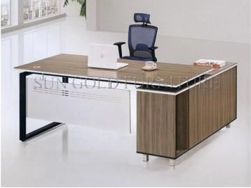 Hot Sale Modern Simple Boss Executive Desk with Steel Foot (SZ-OD017)