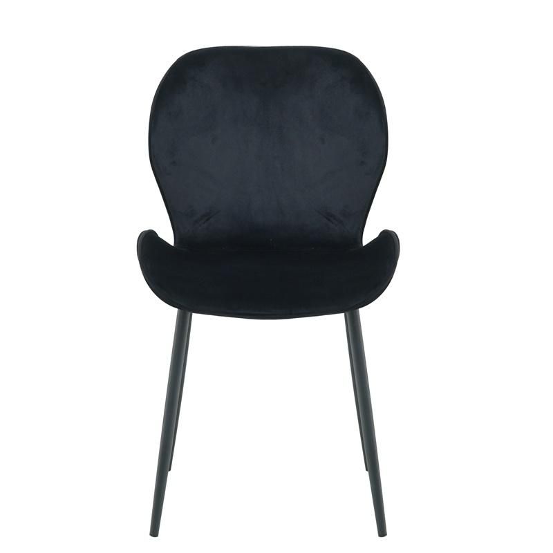 Hotel Furniture Nordic Modern Metal Legs Dinner Velvet Kitchen Dining Chairs