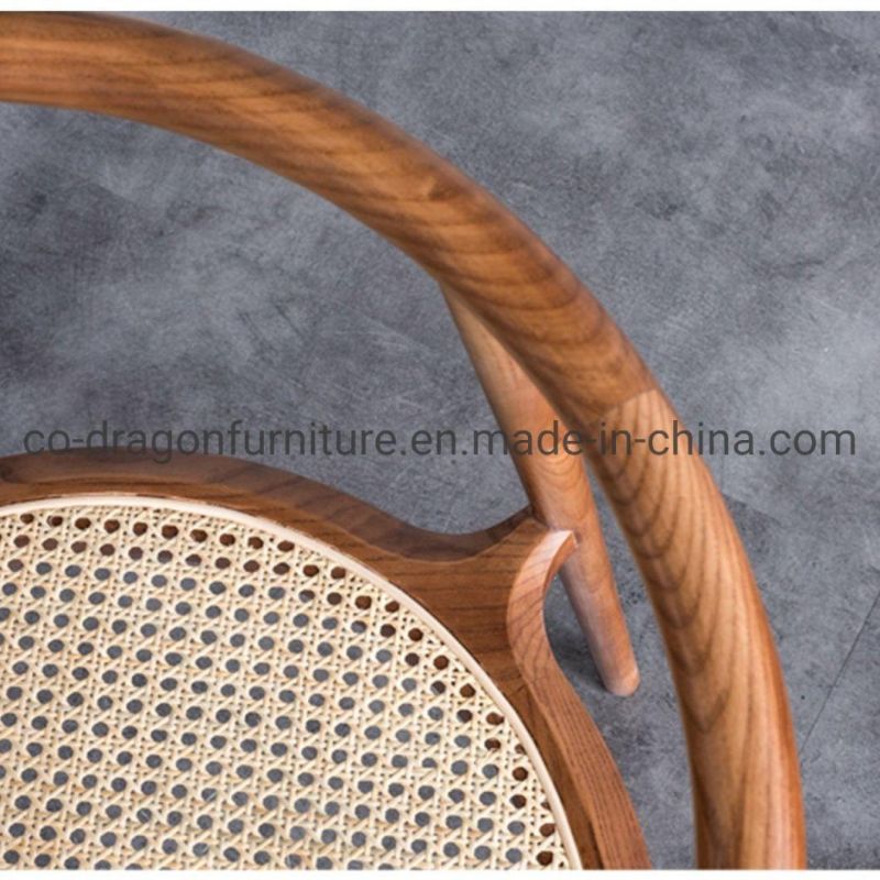 Hot Sale Wholesale Solid Wood Rattan Wick Dining Chair Furniture