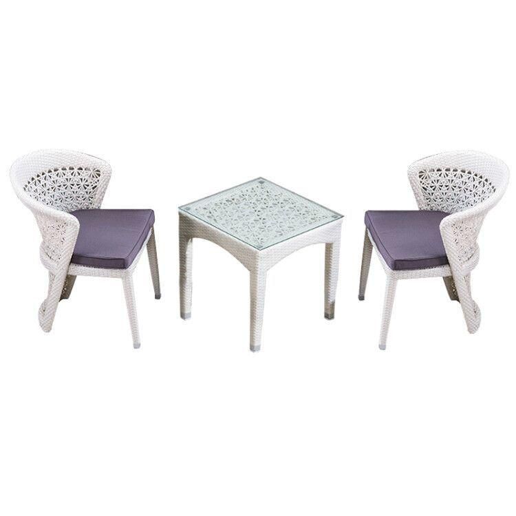 Wholesale Customized Modern Outdoor PE Rattan Chair and Coffee Table Furniture