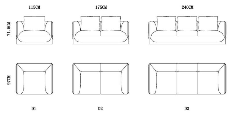 Zhida Home Furniture Italian Design Luxury Style Couch Set Living Room Velvet Fabric 3 2 1 Seaters Sofa with Gold Metal Leg