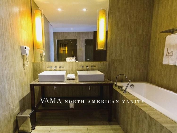 Vama Timber Wooden Bathroom Vanity Luxury Hotel Furniture