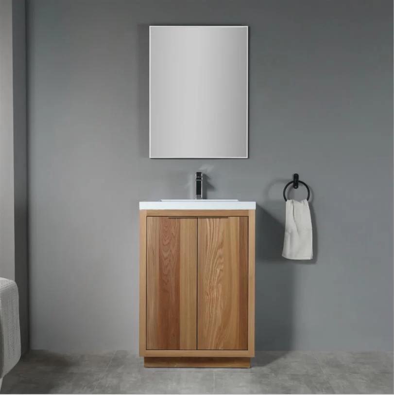 Luxury Modern Bathroom Cabinet with Ceramics Basin