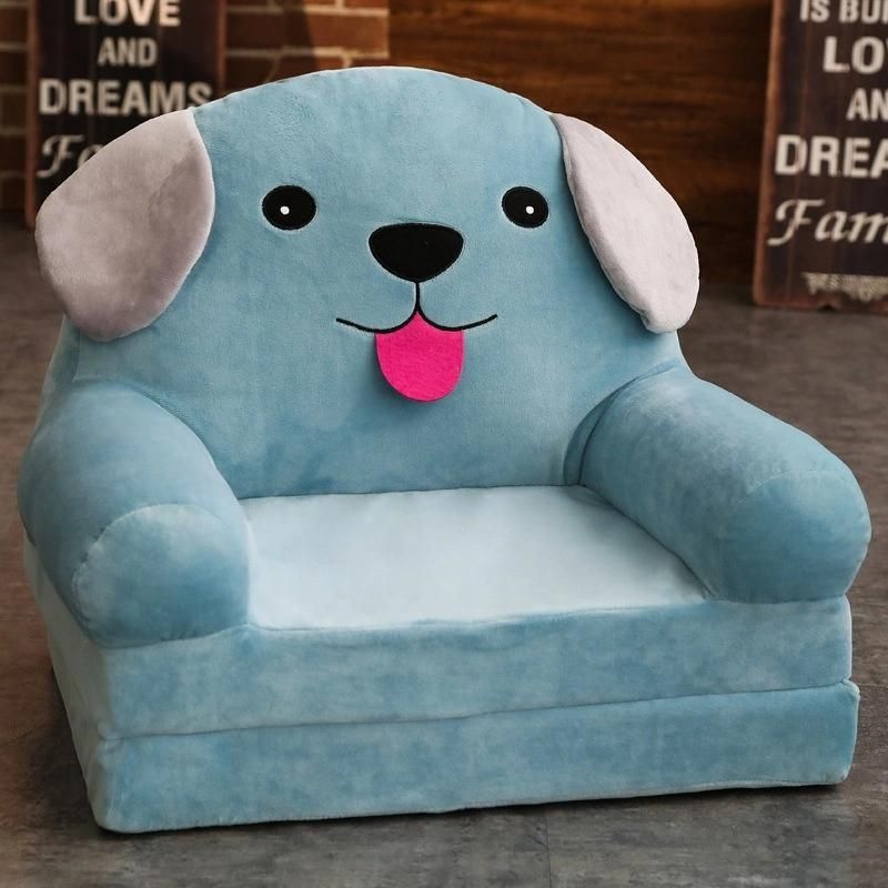 Wholesale Cute Children′s Baby Sofa Cartoon Animal Mini Baby Chair Lazy Seat Stool Birthday Gift Foldable Sofa Chair