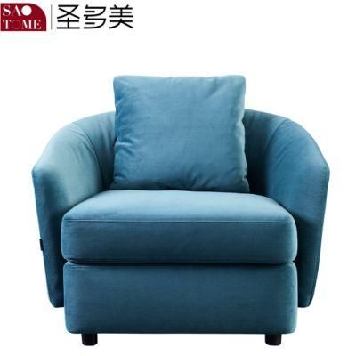 Modern New Comfortable Lazy Sofa Hotel Living Room Leather Leisure Chair