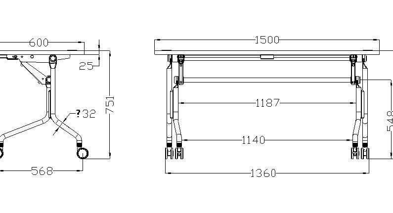 Widely Used Computer Training Swivel Folding Office Conference Furniture