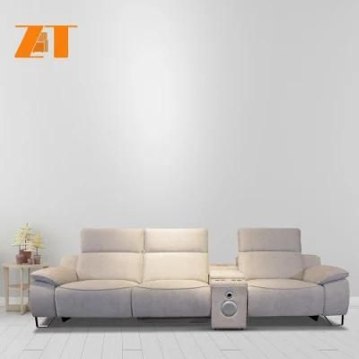 Hot Selling Korea Style Sofa Set for Livingroom Sofa for Home Leather 3 Seat Recliner Sofa (10005)