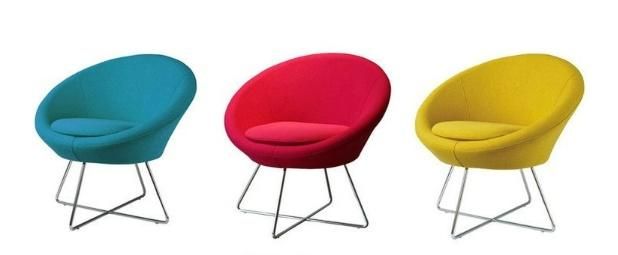 Metal Legs Colorful Velvet Fabric Upholstery Dining Chair