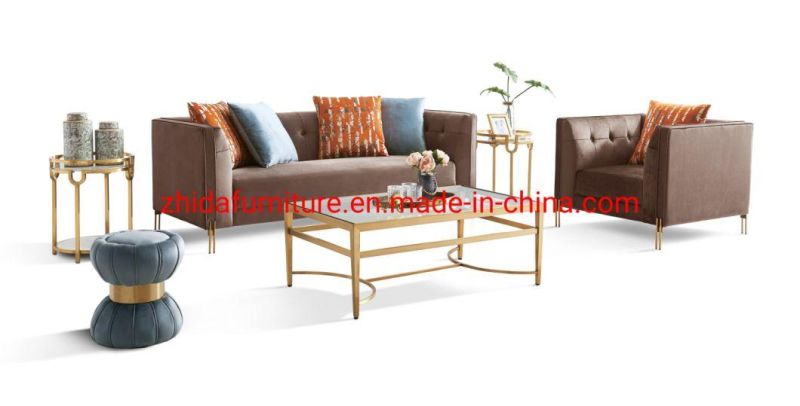 Modern Home Furniture Luxury Sectional L Shape Fabric Sofa