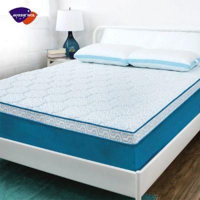 Royal Luxury High Density Swirl Gel Memory Rebonded Foam Mattress for Home and Hotel