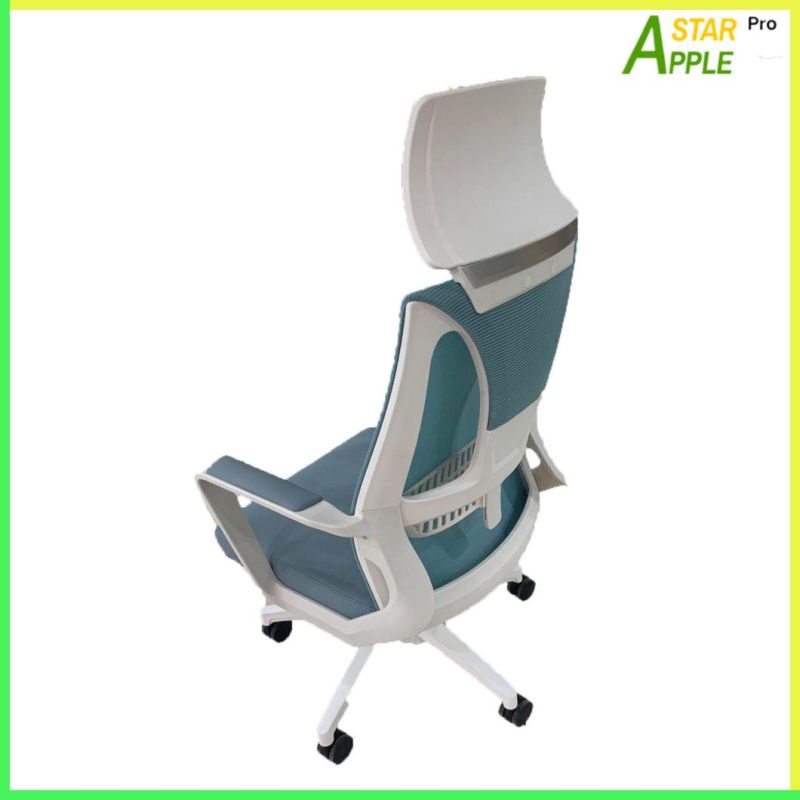 Molded Foam Office Seat as-C2121wh Plastic Chair with Fabric Material