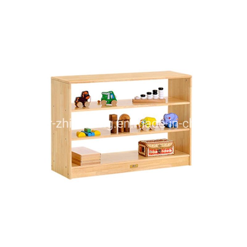 Preschool Kids Toy Storage Cabinet, Baby Display and Storage Wooden Rack and Cabinet, Children Care Center Furniture, Playroom Furniture Toy Cabinet