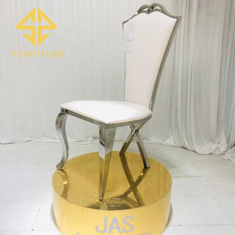 Stainless Steel Dining Chair Fashion Hotel Minimalist Modern Home Living Room