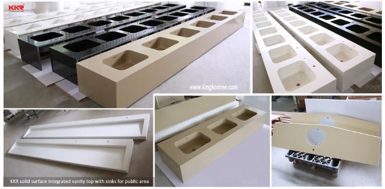 New Design Hotel Project Furniture Customized Artificial Solid Surface Stone Bar Table