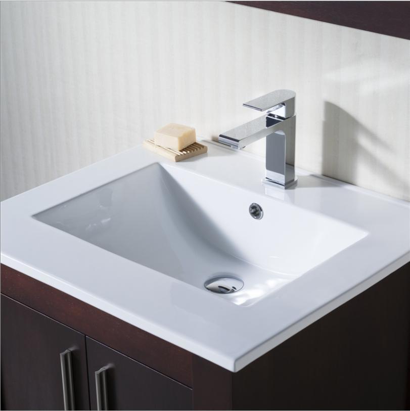 Modern Bathroom Vanity with Ceramics Top