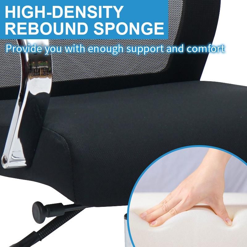 Ergonomic Double Back Full Mesh Nylon Mesh Back Swivel Executive Office Chair