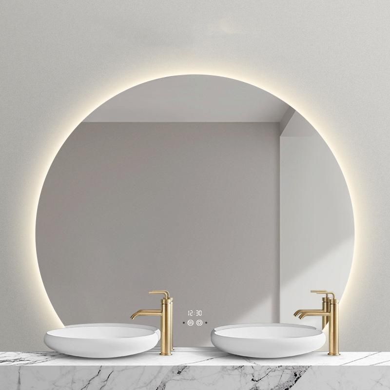 WiFi, Bluetooth, Digital Clock Luminous Demisting Wall Mounted Bathroom Mirror