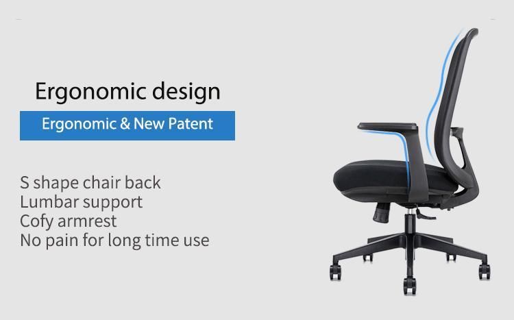 Classic Luxury Modern Online Retailers Mesh Chairs Office Swivel General Manager Staff Ergonomic Guest Task Visitor Office Furniture