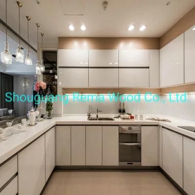 Modern Custom Make High Gloss Lacquer Kitchen Cabinet White Kitchen Cabinets