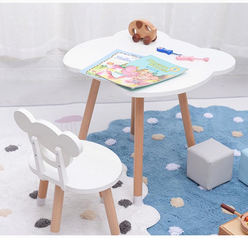 Modern Kindergarten Furniture Kids Wooden Table and Chair Set