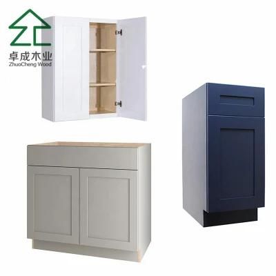 Modern Modular Wholesale White Shaker MDF Kitchen Cabinets