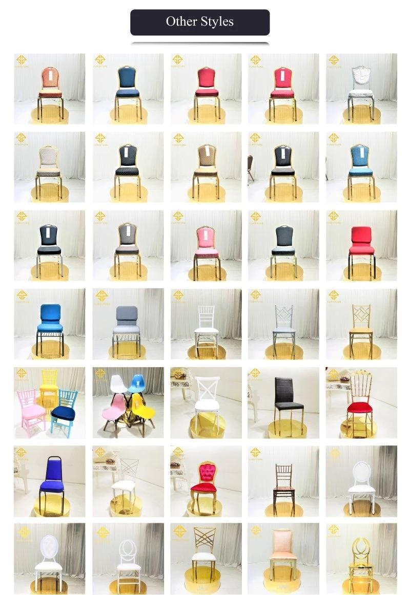 2021 Top Sale Iron Chair Modern Hotel Furniture Cheap Used Stacking Banquet Chair