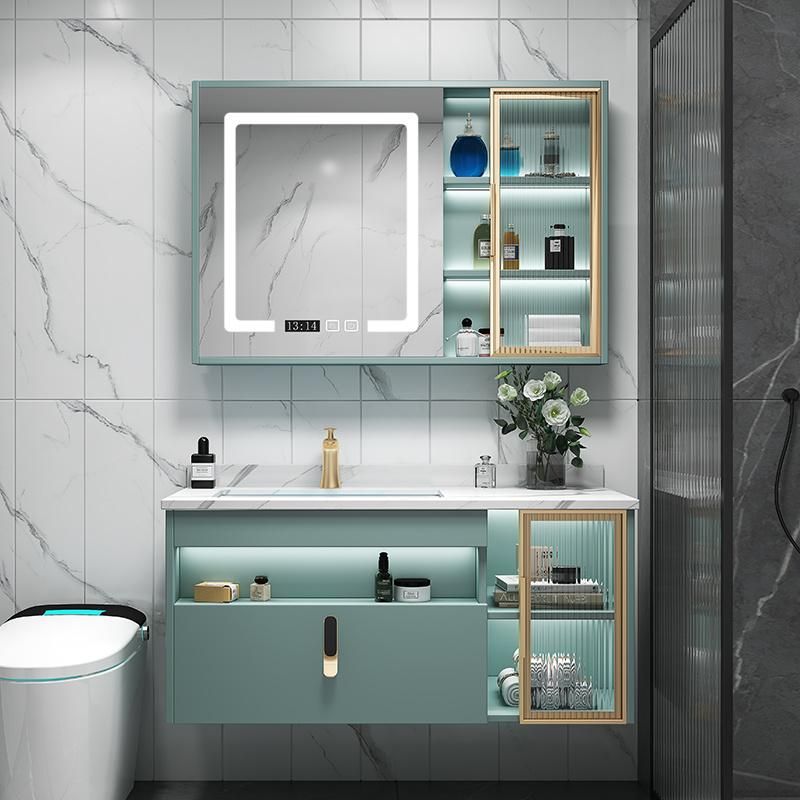 Luxury Bathroom Cabinet Furniture New Design Waterproof Bathroom Vanity Cabinets with LED Mirror