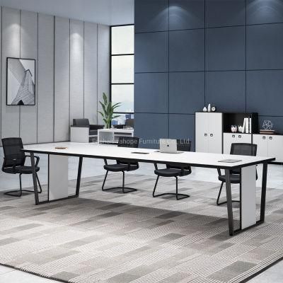 Modern Office Melamine Furniture Meeting Room Conference Table White