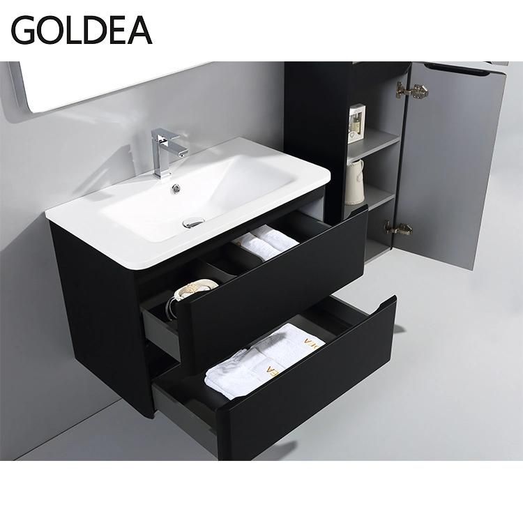 New Modern Furniture Wooden Vanity Basin Cabinet Bathroom Cabinets Standing MDF Manufacture