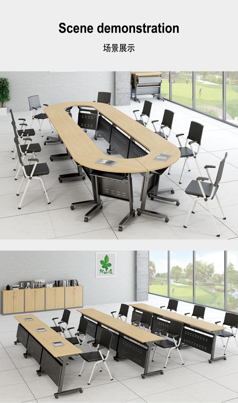 Elites Foldable Conference Desks Office Training Desk Office Furniture Stainless Steel Adjustable Desk Office Desk