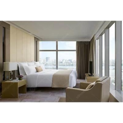 Economic Business Hotel Bedroom Furniture in Guest Room Melamine Casegoods