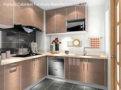 Fujian Wholesale Custom Flat Pack Modern Kitchen Cabinets