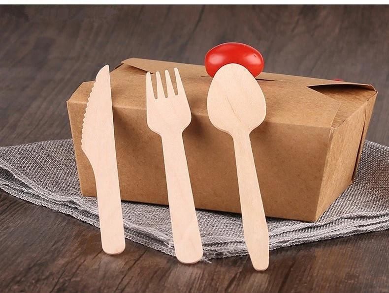 Wood Cutlery Sets Wooden Modern Flatware Sets Hot Selling Use in Hotel Restaurant Dining Table