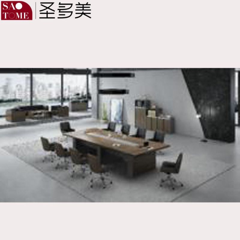 Modern Office Meeting Room Office Furniture Can Accommodate 12 People Conference Table