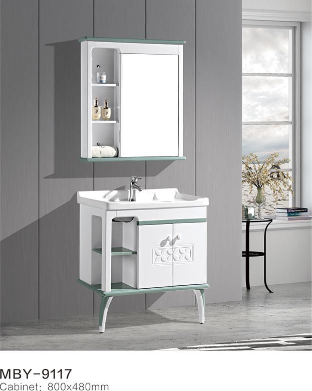 15mm PVC Bathroom Cabinet with Floor Model