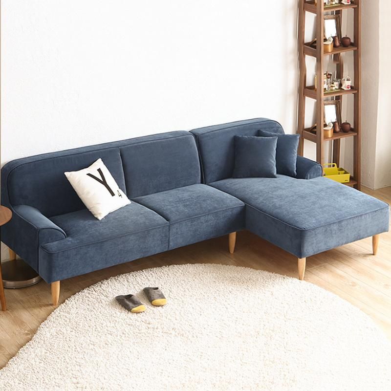 Modern L Shaped Sofa Living Room Chaise Lounge Sofa for Apartment / Flat