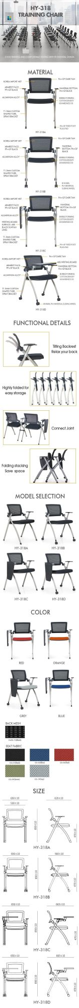 Modern Chinese Furniture Student Meeting Folding  Chairs