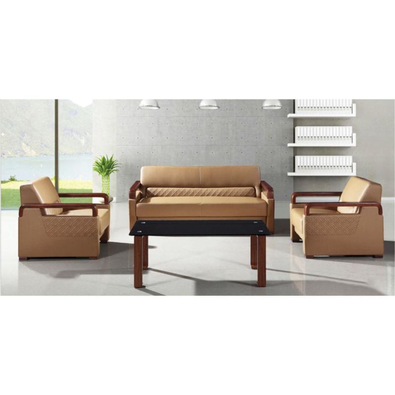 Foshan Office Furniture Modern Leather Office/Hotel Sofa Design (SZ-SF838)