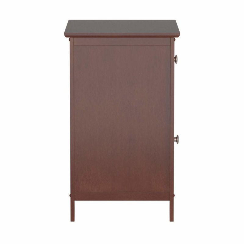 Wood Eugene Accent Table, Walnut