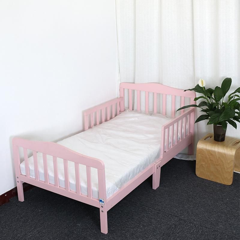 Child Multifunctional Solid Wood Crib Pine Baby Bed Crib Furniture High Quality