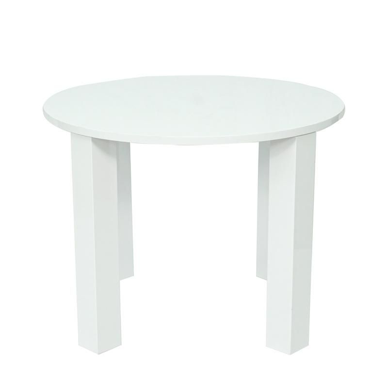 Home Furniture Stable Modern Cheap Round MDF Top Dining Table for Restaurant