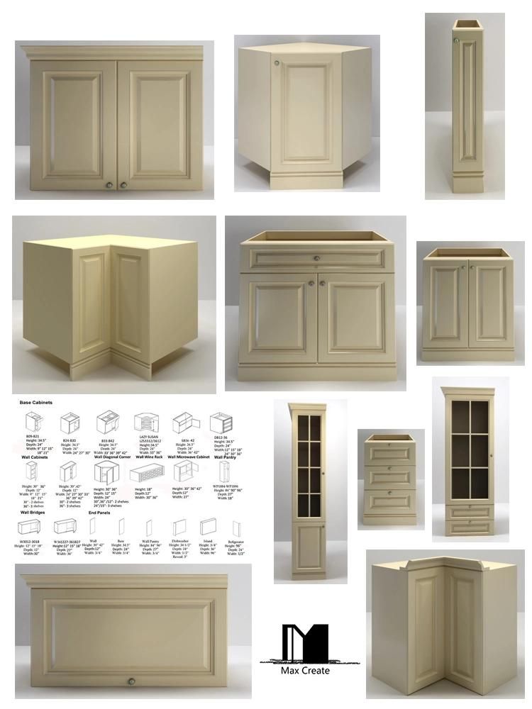 New Design Modern Style White Lacquer Modular Kitchen Cabinet for Home Furniture