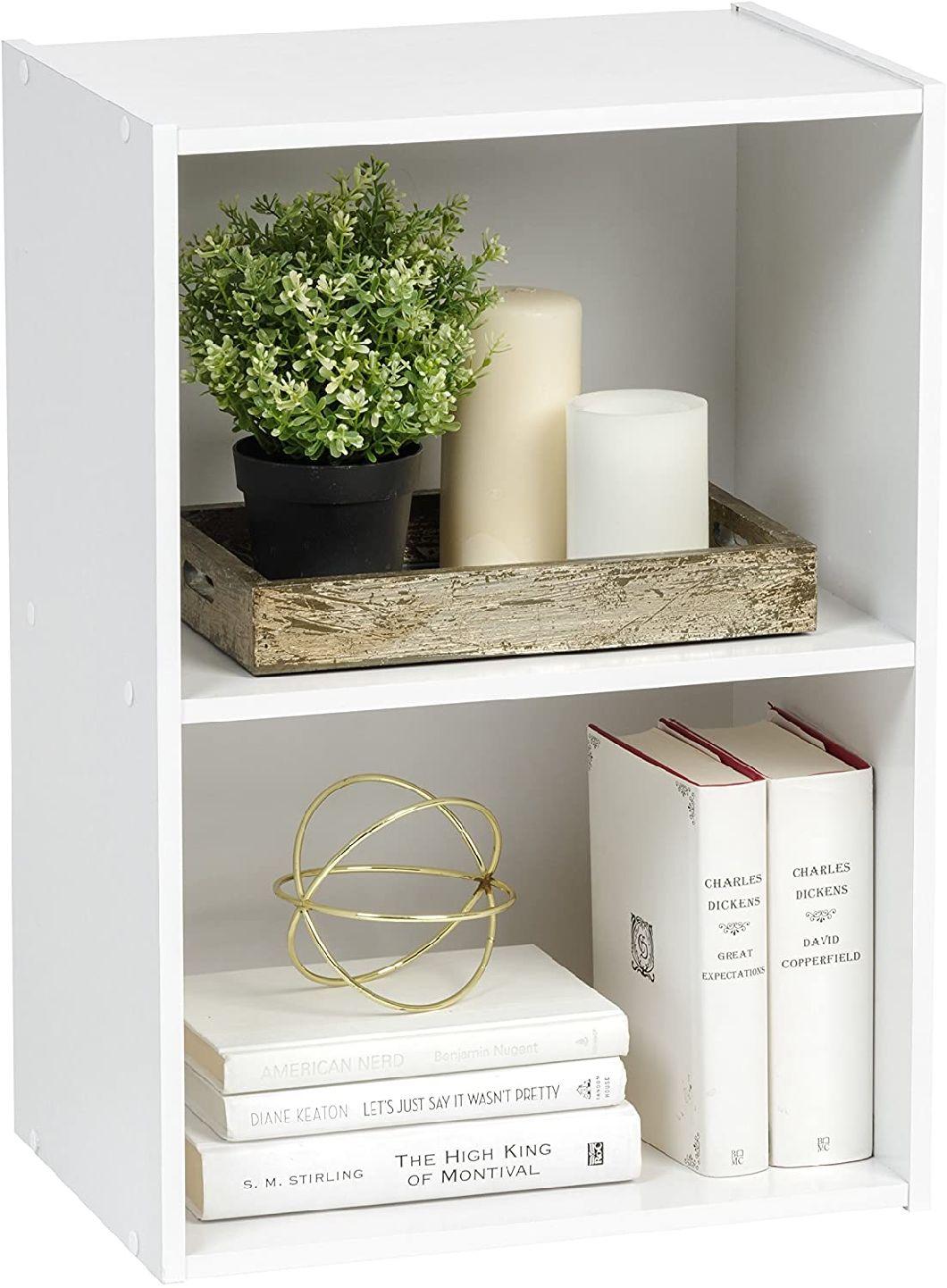 Modern White Bookshelf Bookcase Storage Shelf for Home Office