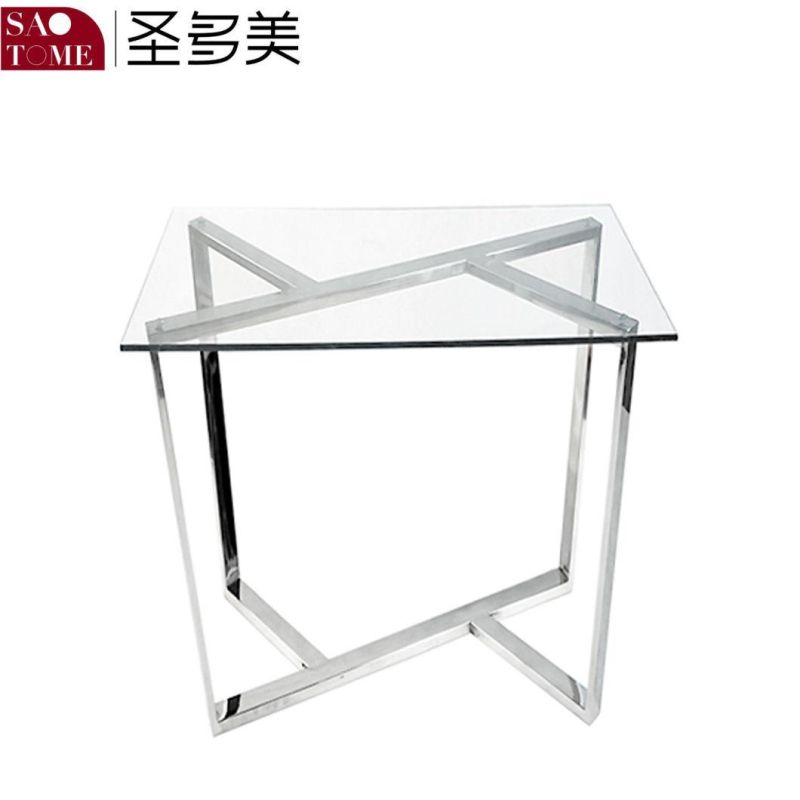 Modern Popular Transparent Glass Countertop Coffee Table