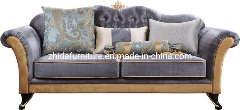 Modern Antique Style Living Room Furniture with Soft Cushion