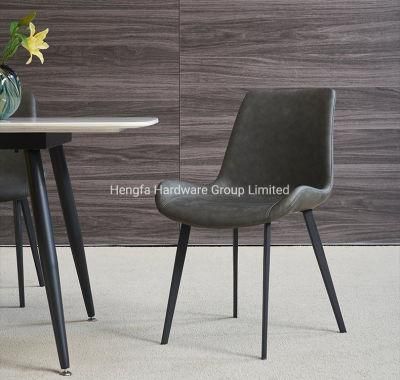 Home Furniture Carbon Steel Legs Stable Dining Chairs