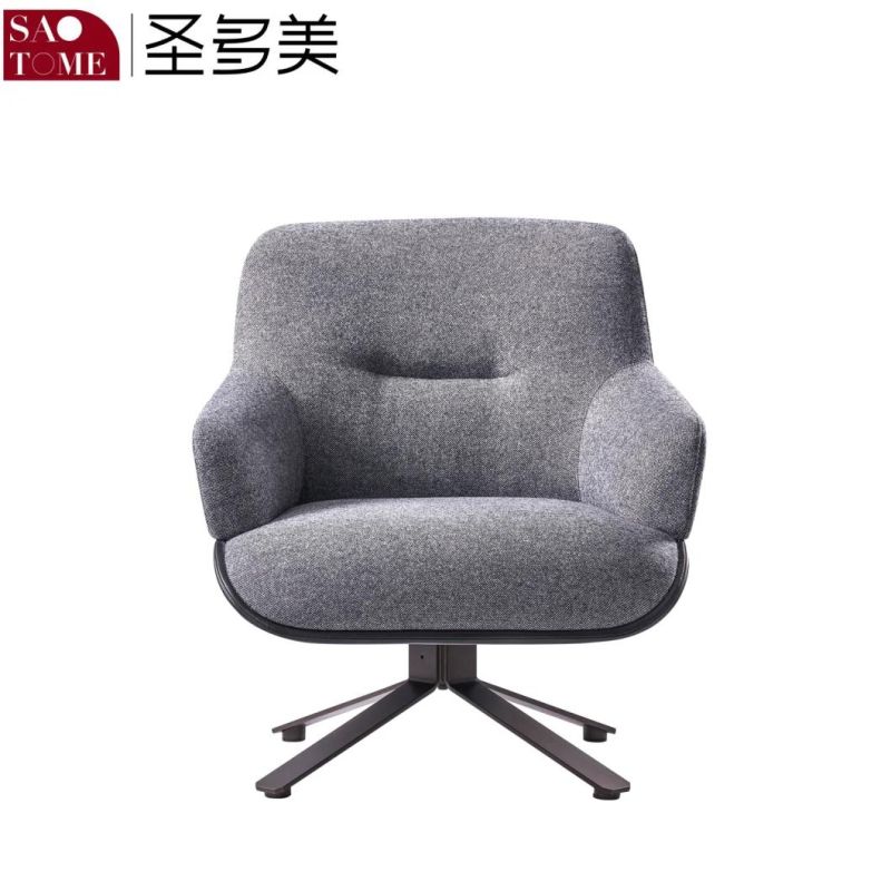 Modern Simple Balcony Household Fabric Leisure Chair Living Room Chair